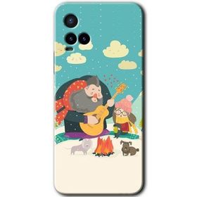 Vivo Y21S Kış Pikniği Baskılı Uyumlu Silikon Kılıf
