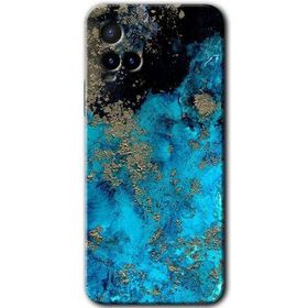 Vivo Y21S Klas Mermer Baskılı Uyumlu Silikon Kılıf