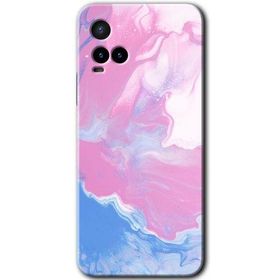 Vivo Y21S Liquid Lekeler Art Baskılı Uyumlu Silikon Kılıf