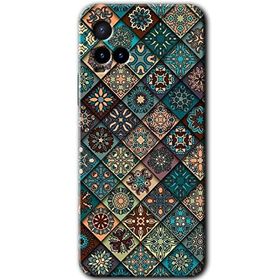 Vivo Y21S Mandala Desen Baskılı Uyumlu Silikon Kılıf