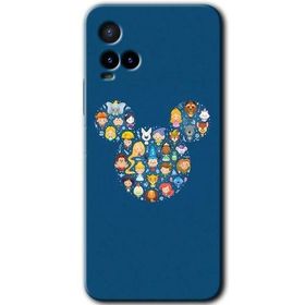 Vivo Y21S Mickey Baskılı Uyumlu Silikon Kılıf