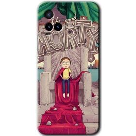 Vivo Y21S Morty Baskılı Uyumlu Silikon Kılıf