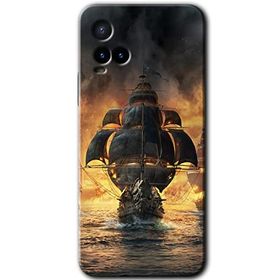 Vivo Y21S Siyah İnci Baskılı Uyumlu Silikon Kılıf