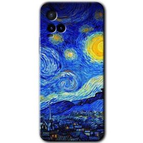 Vivo Y21S Starry Night Baskılı Uyumlu Silikon Kılıf