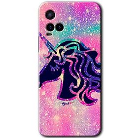 Vivo Y21S Unicorn Kristal Baskılı Uyumlu Silikon Kılıf