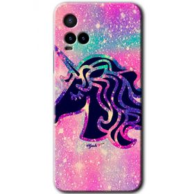 Vivo Y21S Unicorn Kristal Baskılı Uyumlu Silikon Kılıf