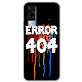 Vivo Y31 2021 404 Error Baskılı Uyumlu Silikon Kılıf