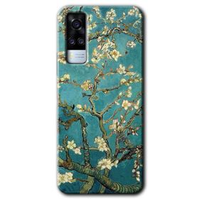 Vivo Y31 2021 Almond Blossom Baskılı Uyumlu Silikon Kılıf