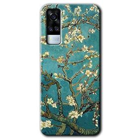Vivo Y31 2021 Almond Blossom Baskılı Uyumlu Silikon Kılıf