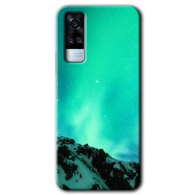 Vivo Y31 2021 Aurora Baskılı Uyumlu Silikon Kılıf