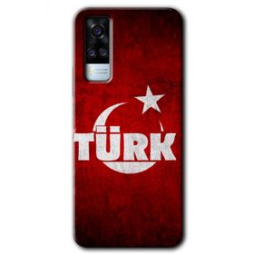 Vivo Y31 2021 Ayyıldız Türk Baskılı Uyumlu Silikon Kılıf