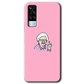 Vivo Y31 2021 Bad Grandmother Baskılı Uyumlu Silikon Kılıf