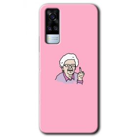 Vivo Y31 2021 Bad Grandmother Baskılı Uyumlu Silikon Kılıf
