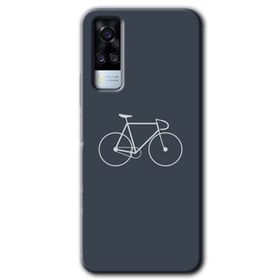 Vivo Y31 2021 Bike Baskılı Uyumlu Silikon Kılıf