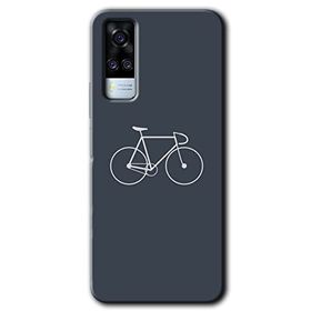 Vivo Y31 2021 Bike Baskılı Uyumlu Silikon Kılıf