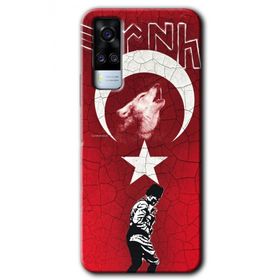 Vivo Y31 2021 Bozkurt Atam Baskılı Uyumlu Silikon Kılıf