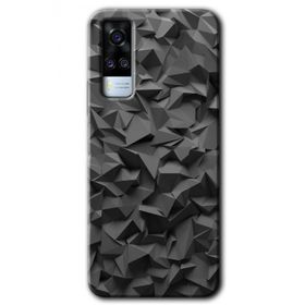 Vivo Y31 2021 Dark Broke Baskılı Uyumlu Silikon Kılıf