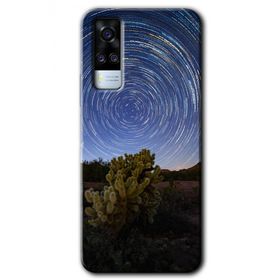 Vivo Y31 2021 Eclipse Sky Baskılı Uyumlu Silikon Kılıf