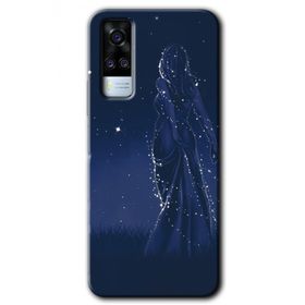 Vivo Y31 2021 Gecenin Kraliçesi Baskılı Uyumlu Silikon Kılıf