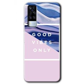 Vivo Y31 2021 Good Vibes Baskılı Uyumlu Silikon Kılıf