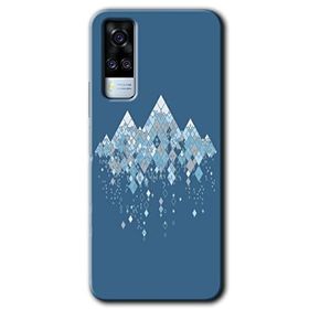 Vivo Y31 2021 İceberg Baskılı Uyumlu Silikon Kılıf