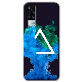 Vivo Y31 2021 İnk Clot Baskılı Uyumlu Silikon Kılıf