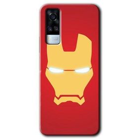 Vivo Y31 2021 İronMan Baskılı Uyumlu Silikon Kılıf