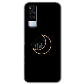 Vivo Y31 2021 İyi Geceler Baskılı Uyumlu Silikon Kılıf
