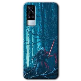 Vivo Y31 2021 Jedi Baskılı Uyumlu Silikon Kılıf