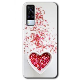 Vivo Y31 2021 Kalpli Şekerleme Baskılı Uyumlu Silikon Kılıf