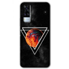 Vivo Y31 2021 Kızıl Gezegen Baskılı Uyumlu Silikon Kılıf