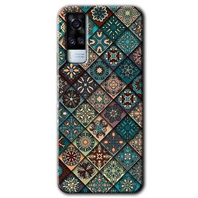 Vivo Y31 2021 Mandala Desen Baskılı Uyumlu Silikon Kılıf