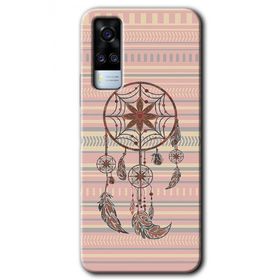 Vivo Y31 2021 Mandala Retro Baskılı Uyumlu Silikon Kılıf