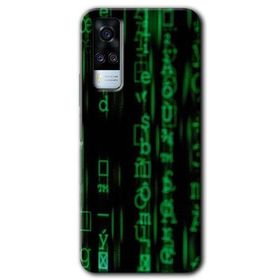 Vivo Y31 2021 Matrix Baskılı Uyumlu Silikon Kılıf