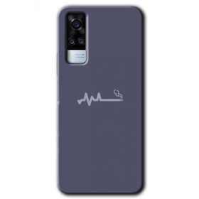 Vivo Y31 2021 Sigara Zararlıdır Baskılı Uyumlu Silikon Kılıf
