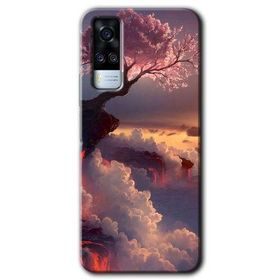 Vivo Y31 2021 Uçurumdaki Hayat Baskılı Uyumlu Silikon Kılıf