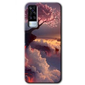 Vivo Y31 2021 Uçurumdaki Hayat Baskılı Uyumlu Silikon Kılıf