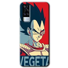 Vivo Y31 2021 Vegeta Baskılı Uyumlu Silikon Kılıf