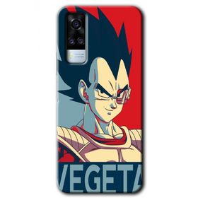 Vivo Y31 2021 Vegeta Baskılı Uyumlu Silikon Kılıf