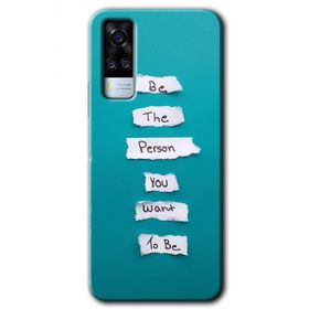 Vivo Y31 2021 Want You Baskılı Uyumlu Silikon Kılıf