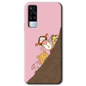 Vivo Y31 2021 Winnie the Pooh Baskılı Uyumlu Silikon Kılıf