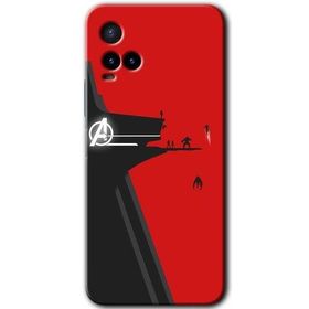 Vivo Y33S Avengers Tower Baskılı Uyumlu Silikon Kılıf