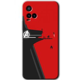 Vivo Y33S Avengers Tower Baskılı Uyumlu Silikon Kılıf