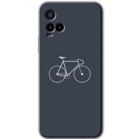 Vivo Y33S Bike Baskılı Uyumlu Silikon Kılıf