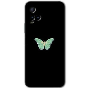 Vivo Y33S Butterfly Tree Baskılı Uyumlu Silikon Kılıf