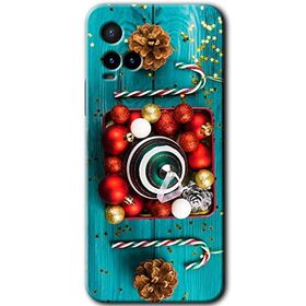 Vivo Y33S Christmas Baskılı Uyumlu Silikon Kılıf