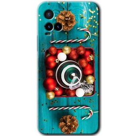 Vivo Y33S Christmas Baskılı Uyumlu Silikon Kılıf