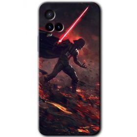 Vivo Y33S Darh Vader Wars Baskılı Uyumlu Silikon Kılıf