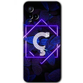 Vivo Y33S Dark Neon Yaprak Ç Harfi Baskılı Uyumlu Silikon Kılıf