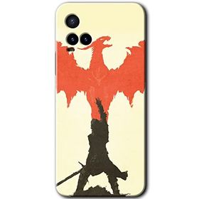 Vivo Y33S Dragon Hunter 1 Baskılı Uyumlu Silikon Kılıf
